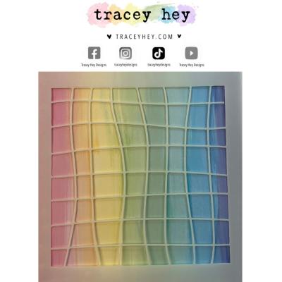 Tracey Hey Stencil - Large Grid